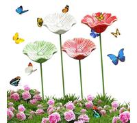 Bain D'Abeilles D'Extérieur - Bol Bain Décoratif Papillons,Bol d'eau pour Abeilles,pour Printemps Nature Jardin Arrière Ferme Porches Cour Pot De Fleurs Balcons Plate-Bande De Fleurs Pelouse Jardin