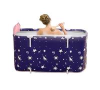 Bain De Bain Pliant, Seau De Baignade Rectangulaire, Baignoire De Douche Extérieure, Matériaux Portables Et Espaces, Résistants À La Chaleur, 120x55x50cm Pour La Maison, Les Voyages, La Plage, Le Camp