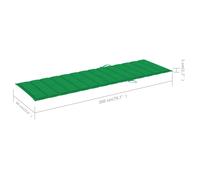 vidaXL Bain de soleil 2 personnes avec support Gris acacia massif