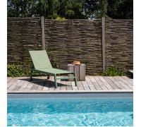 Bain De Soleil Barbados En Textilène Vert Sauge - Aluminium Vert Sauge Vert