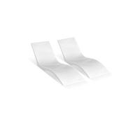 Chaises longues VEVOR 2 pcs. Chaises longues pour l'intérieur de la piscine pour des profondeurs d'eau jusqu'à 12,7 cm, fixées dans la piscine et flottant sur l'eau, adaptées à tous les types de pisci