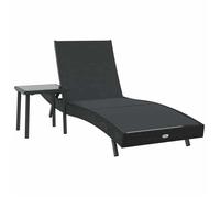 Bain de Soleil - CLARENCE® - Transat - Lot de 2 - RUIGNEUF - 2 PLACES - Noir polyrotin 69850