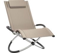 Bain de soleil Paulina ergonomique, pliable, 150 kg - beige