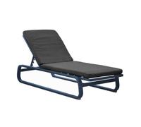 Bain de soleil réglable aluminium avec coussins - Antonino