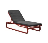 Bain de soleil réglable aluminium avec coussins - Antonino
