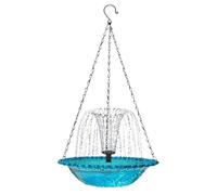 Bain d'oiseau à énergie solaire Cascade décorative avec distributeur