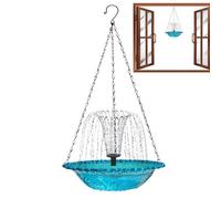 Bain d'oiseau à énergie solaire Cascade décorative avec distributeur