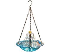 Bain d'oiseaux avec fontaine solaire Abreuvoir d'Extérieur pour Colibris