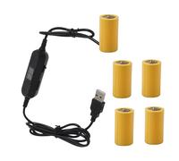 BAIRU Batterie Factice LR14 Universelle USB À 1.2V-12V Tensions Réglables pour Horloges Jouet Flamme Jeu Lumière LED Batterie C Lr14 1.5v