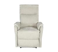 BAÏTA Fauteuil Relax électrique ARGOLI 1 Place Tissu (Beige)