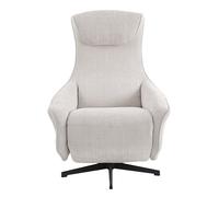 BAÏTA Fauteuil Relax électrique Rotatif COCHYRE 1 Place Tissu (Gris Clair)