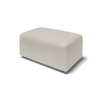 BAÏTA Pouf Milo Tissu Bouclette Blanc
