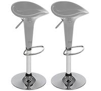 BAKAJI 2832789 Tabouret en Acier et ABS, Taille Unique