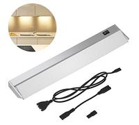 BAKAJI Lampe lumière sous-meuble cuisine longueur 60 cm barre 60 LED 10 W blanc naturel 4000 K, 800 lm