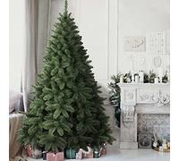BAKAJI Piccadilly King Sapin de Noël très épais, très Plein, Branches pin Vert, Base Fer Croix, très Haute qualité Branches Ouvertes, Montage Simple, décorations de Noël très épaisses (150 cm)