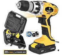 Bakaji Power Tools Drill Driver Batteria al litio per carichi pesanti 20v