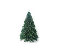 BAKAJI Sapin de Noël très épais (TF) Vert écologique, PVC, Base en Croix en Fer, Branches greffées à Crochet, Aiguilles Anti-Chute, très épais (240 cm (1516 Branches))