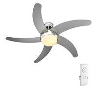 Bakaji Ventilateur de plafond 5 pales 132cm avec lampe