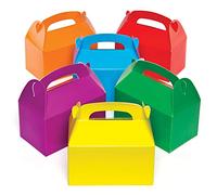 Baker Ross AG745 Boîtes Cadeaux Colorées - Lot de 6, Emballage Cadeaux Enfants, Boîtes Cadeaux, Idéal pour les Fêtes Enfants