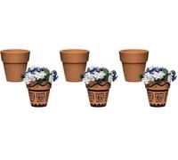 Baker Ross AR459 Pots de Fleurs en Terre Cuite-Lot de 12, jardinières en céramique pour Les Enfants à Peindre, décorer et pour Les activités d'apprentissage STEM