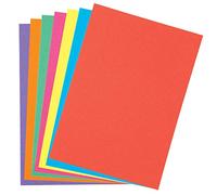 Baker Ross AV534 A5 carte colorée arc-en-ciel (220 g / m2), parfaite pour les activités artistiques et artisanales des enfants, les collages, la fabrication de modèles et plus (paquet de 50), assortis