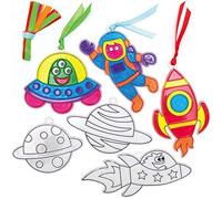 Baker Ross AX179 L’Attrape De Soleil À Thème Du Système Solaire- Lot De 10, Pour Que Les Enfants Conçoivent, Décorent Et Exposent, Ensemble D'Artisanat D'Été Créatif