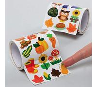 Baker Ross AX208 Autocollants D’Animal Hivernale - Pack De 600, Autocollants Pour Enfants, Idéal Pour Les Projets D'Art Et D'Artisanat De Noël, Idéal Pour La Fabrication De Cartes Et Le Scrapbooking.