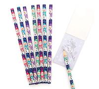 Baker Ross AX437 Crayons Bonhomme De Neige Joyeux - Paquet De 12, Parfait Pour Les Enfants, Ensemble D'École, Devoirs, Travail Scolaire, Remplisseur De Sac De Fête, Cadeaux Et Plus