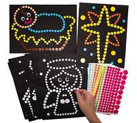 Baker Ross AX553 Illustrations À Pois Nativité Pour Enfants - Paquet De 8, Kits D'Images À Pois Pour Enfants À Décorer Et À Personnaliser Pour Les Projets Artistiques