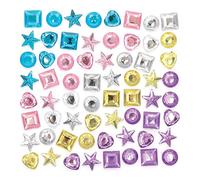 Baker Ross Bijoux Acryliques Autocollants aux Couleurs Licorne - Lot de 250, Fournitures de Bricolage pour Enfants (FC323)