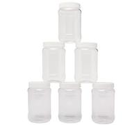 Baker Ross Boites de Rangement en Plastique - Lot de 6, Loisirs Créatifs pour Enfants (FC888)