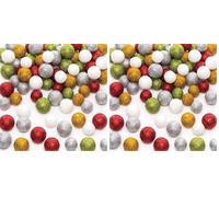 Baker Ross Boules en Polystyrène à Paillettes (60G par Paquet)- Loisir Créatifs pour Enfants et Adultes couleurs assorties AR824 (Lot de 2)