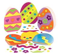 Baker Ross Cartes motif Oeufs de Pâques - Lot de 6, Activités Manuelles pour Enfants (AT439)