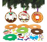 Baker Ross Decoration de Noel pour Sapin motif Donuts - Lot de 8, Decoration Noel (FX363)