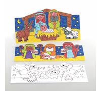 Baker Ross FC270 Cartes Pop Up Enfant motif - Lot de 10, Loisirs Créatifs de Noël, Activité Manuelle Festif, Carte de Voeux Personnalisable