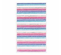 Baker Ross FE637 Assortiment de Pierre Precieuse Enfant motif Hiver - Lot de 900, Strass pour Enfant, Autocollant Decoratif pour Scrapbooking, Loisirs Creatifs Enfant