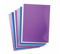 Baker Ross FE704 Carte Enfant Métallique d’Hiver - Lot de 20, Scrapbooking Enfants, Loisirs Creatifs pour les Enfants
