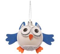 Baker Ross FE975 Boules de Noel Enfant en forme de Hibou - Lot de 6, Decoration Bois à Décorer, Bois a Peindre Enfant, Activites Manuelles pour Enfants