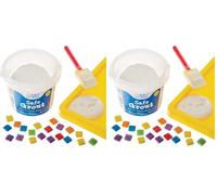 Baker Ross FN099 Safe Grout - 1 x 350g Tub, Coulis pour mosaïques et carrelages (Lot de 2)