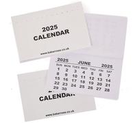 Baker Ross FN312 Blocs de calendrier 2025 - Paquet de 20, Accessoires de bricolage pour les enfants