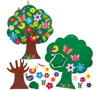 Baker Ross FN408 Suspension murale d'arbres géants de printemps et d'été - Pack of 1, Teacher Resources, Hanging School Displays for Classrooms