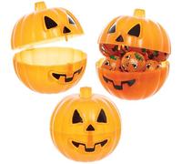 Baker Ross FN661 Porte-bonbons citrouille pour Halloween - lot de 8, kits de bricolage amusants pour que les enfants fabriquent