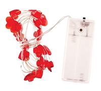 Baker Ross FX507 Guirlande de lampes LED en forme de cœur - Lot de 1 guirlande lumineuse en forme de cœur pour la décoration de la Saint-Valentin.