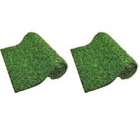 Baker Ross FX649 Rouleau de Gazon Artificiel - Lot de 2, (30cm x 60cm x 1.5cm) Faux Gazon pour Le modelage