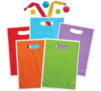 Baker Ross FX754 Sac à butin aux couleurs de l'arc-en-ciel - paquet de 10, sacs de fête arc-en-ciel pour enfants