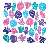 Baker Ross FX862 Feuille d'hiver autocollante en mousse - Pack de 144, autocollants de Noël pour décorations et cartes de Noël