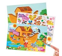 Baker Ross FX938 Scènes autocollantes de l'arche de Noé - Lot de 5, kits d'éducation religieuse et d'artisanat pour les enfants