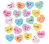 Baker Ross FX943 Candy Heart Foam Stickers - Pack of 150, Valentines Day Stickers for Crafts (autocollants pour la Saint-Valentin)