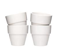 Baker Ross Lot de 6 Mini Pots de Fleurs en Porcelaine