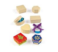 Baker Ross Mini-boîte de rangement (Paquet de 6)